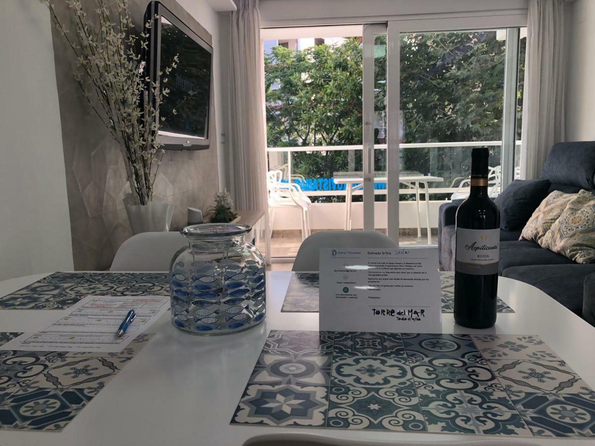 شقة Daru Vistamar Luxury - 1ª Linea Torre Del Mar- Piscina- Aparcamiento المظهر الخارجي الصورة